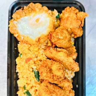 Spicy K Fried Rice (Thai–Korean Fusion)