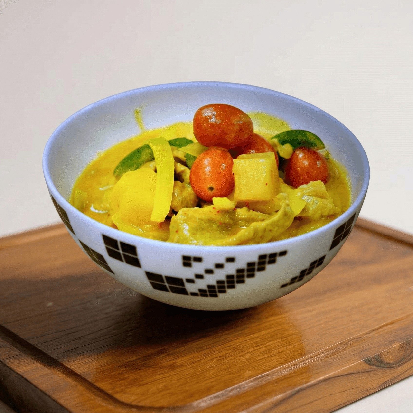 Yellow Curry Tray.